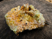 Natural Hyalite Opal Specimens with Black Tourmaline x 1 From Erongo, Namibia
