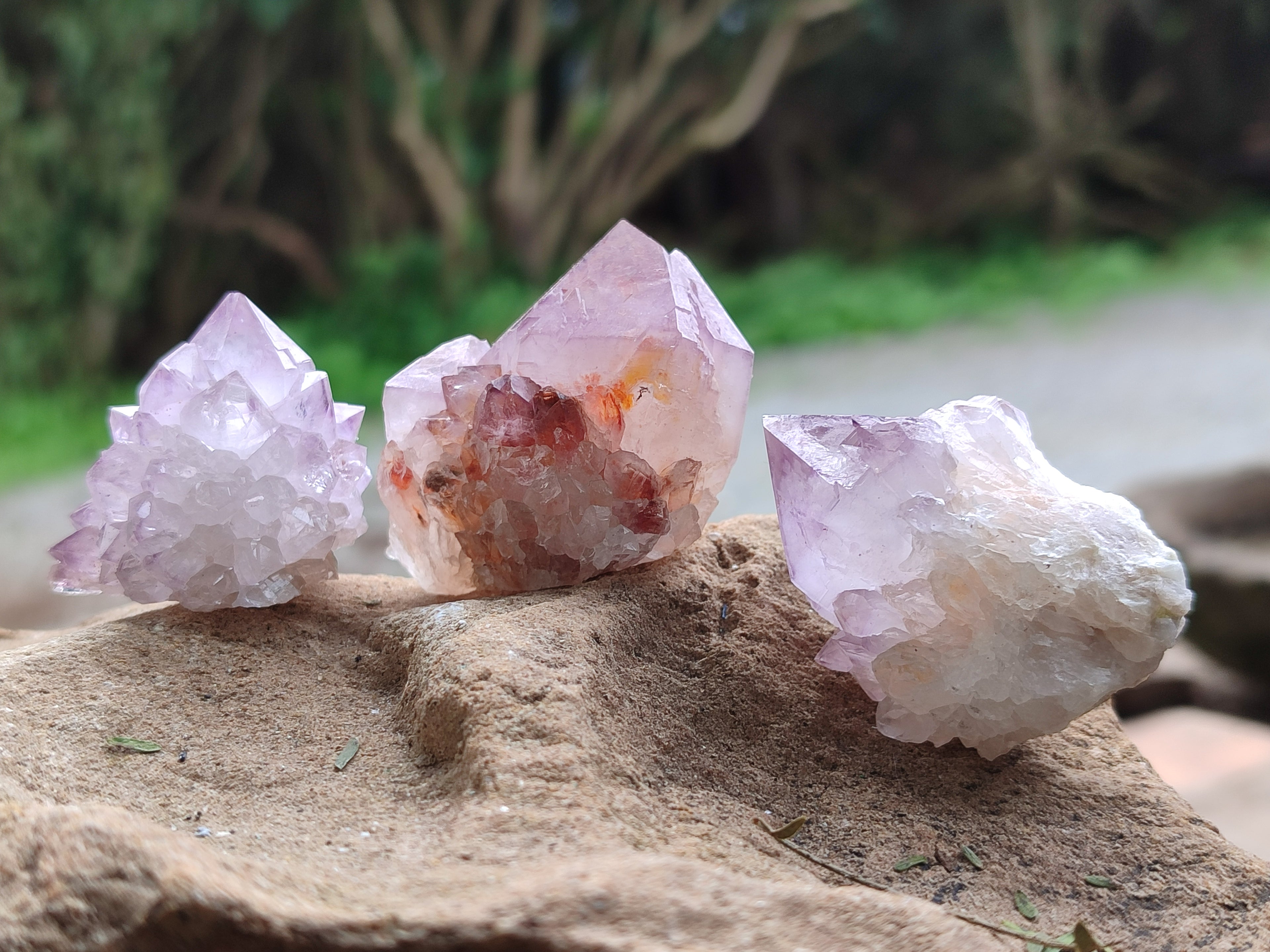 Natural Amethyst Spirit Quartz Crystals x 35 From Boekenhouthoek, South Africa - Toprock Gemstones and Minerals 