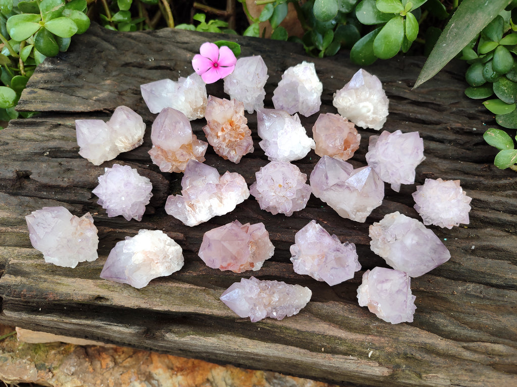 Natural Amethyst Spirit Quartz Crystals x 35 From Boekenhouthoek, South Africa - Toprock Gemstones and Minerals 