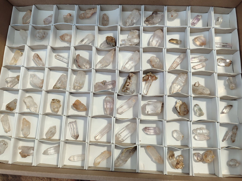 Natural Mixed selection of Brandberg Crystals x 74 From Brandberg, Namibia - Toprock Gemstones and Minerals 