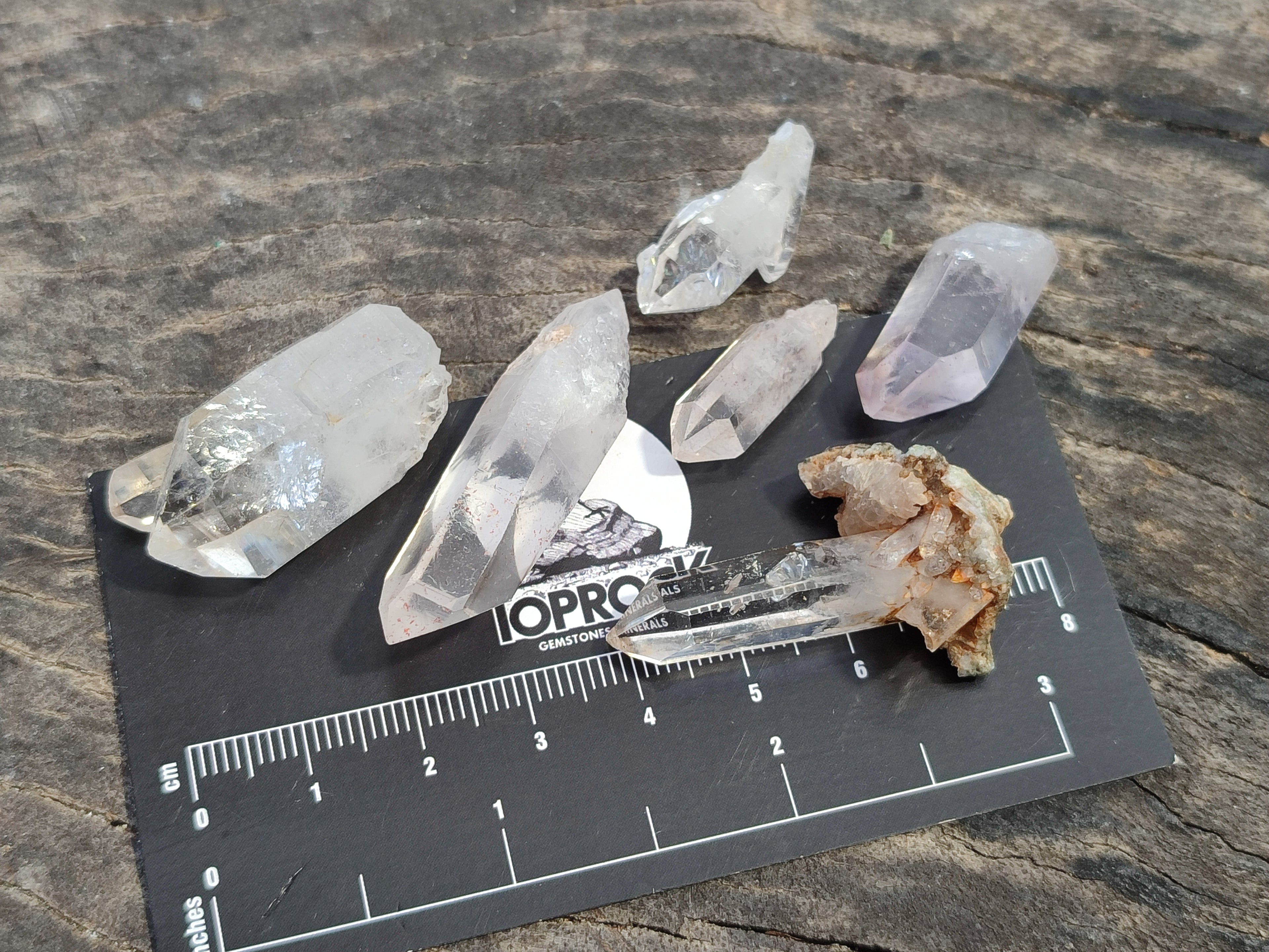 Natural Mixed selection of Brandberg Crystals x 74 From Brandberg, Namibia - Toprock Gemstones and Minerals 