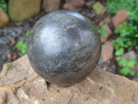 Polished Rare Pharaoh Stone Pyrite in Basalt Sphere x 1 Iron Duke Mine, Zimbabwe