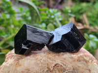 Natural Schorl Black Tourmaline with Hyalite Opal x 12 From Erongo, Namibia
