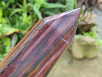 Polished Banded Tiger Iron Tower x 1 From Northern Cape, South Africa