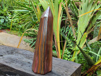 Polished Banded Tiger Iron Tower x 1 From Northern Cape, South Africa