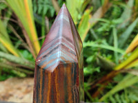 Polished Banded Tiger Iron Tower x 1 From Northern Cape, South Africa