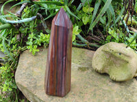 Polished Banded Tiger Iron Tower x 1 From Northern Cape, South Africa