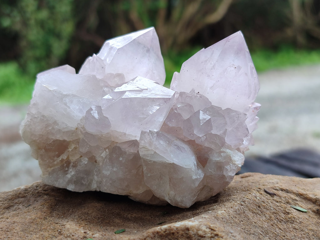 Natural Amethyst Spirit Quartz Clusters x 6 From Boekenhouthoek, South Africa - Toprock Gemstones and Minerals 