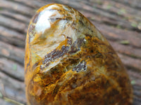 Polished Neolite Standing Free Forms x 3 From Prieska, South Africa