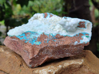 Natural Hemimorphite with Chrysocolla and Stalagmites x 2 From Congo