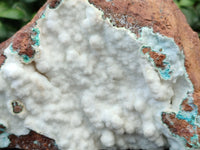 Natural Hemimorphite with Chrysocolla and Stalagmites x 2 From Congo