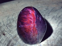 Polished Sodalite Standing Free Forms x 3 From Kunene River, Namibia