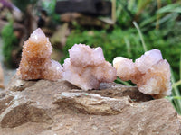 Natural Ametrine Spirit Quartz Clusters x 21 From Boekenhouthoek, South Africa