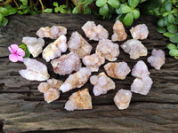 Natural Ametrine Spirit Quartz Clusters x 21 From Boekenhouthoek, South Africa