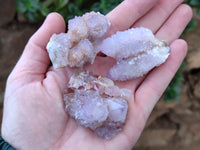 Natural Ametrine Spirit Quartz Clusters x 21 From Boekenhouthoek, South Africa