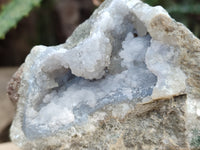 Natural Blue Lace Agate Geode Specimens x 12 From Nsanje, Malawi