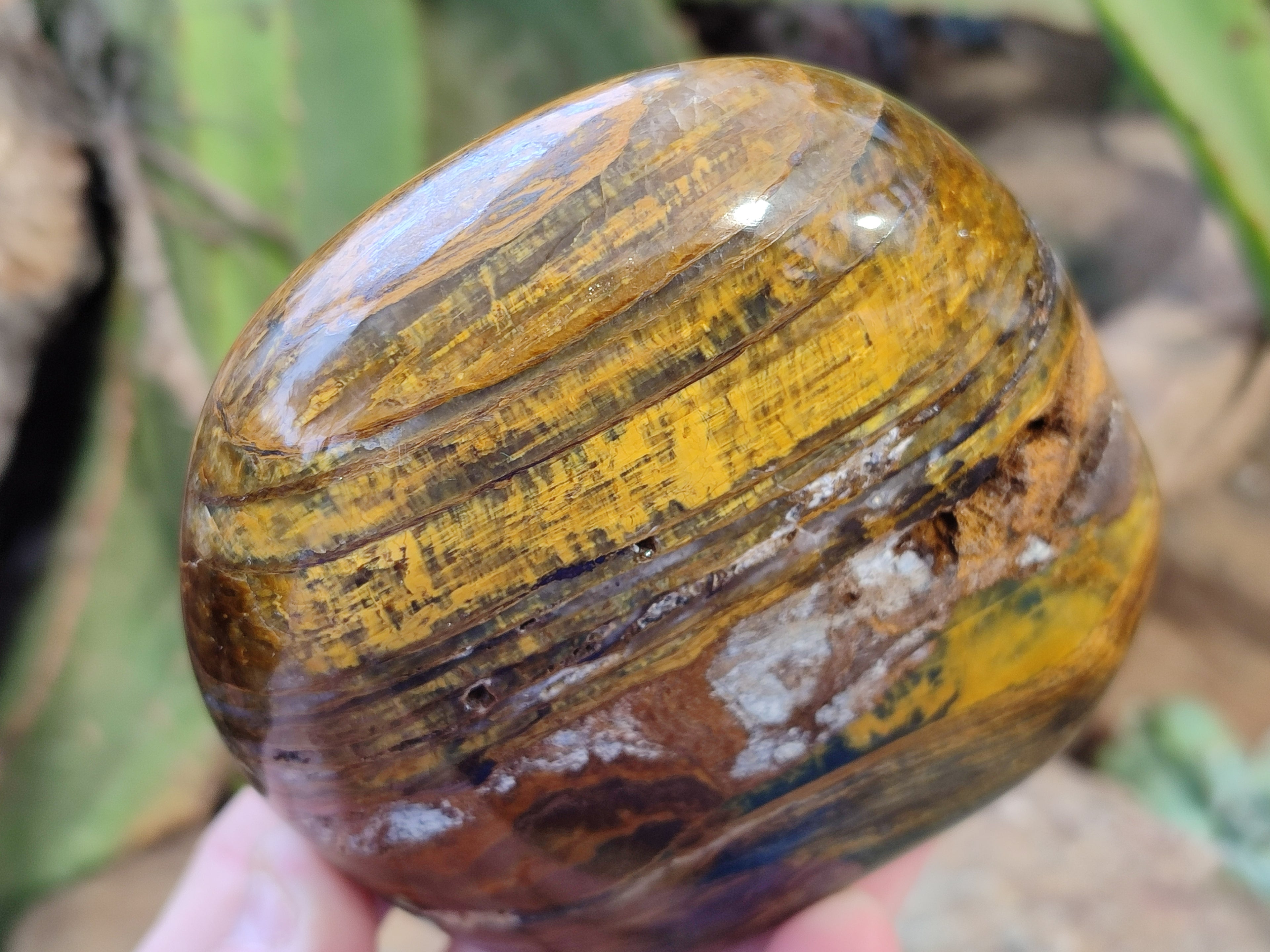 Polished Neolite Standing Free Forms x 3 From Prieska, South Africa - Toprock Gemstones and Minerals 