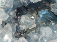 Natural Large Celestite Geode Specimen with Super Blue Central Crystal x 1 From Sakoany, Madagascar