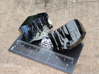Natural Schorl Black Tourmaline Mercedes Terminated Crystals with Hyalite x 12 From Erongo, Namibia