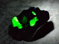Natural Schorl Black Tourmaline Mercedes Terminated Crystals with Hyalite x 12 From Erongo, Namibia