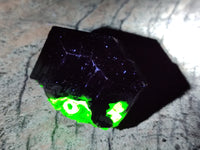 Natural Schorl Black Tourmaline Mercedes Terminated Crystals with Hyalite x 12 From Erongo, Namibia