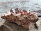 Natural Red Hematoid Quartz Clusters x 4 From Karoi, Zimbabwe - Toprock Gemstones and Minerals 