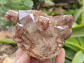 Natural Red Hematoid Quartz Clusters x 4 From Karoi, Zimbabwe - Toprock Gemstones and Minerals 