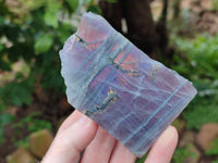 Polished on One Side Labradorite Slabs x 6 From Tulear, Madagascar