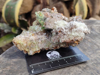 Natural Fluorescent Opal Hyalite with Schorl Tourmaline Specimens x 2 From Erongo, Namibia