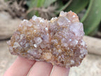 Natural Amethyst Spirit Quartz Clusters x 12 From Boekenhouthoek, South Africa - Toprock Gemstones and Minerals 