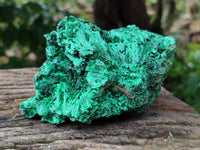 Natural Silky Malachite Specimens x 4 From Kasompe, Congo