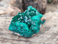 Natural Dioptase On Dolomite Specimens x 6 From Likasi, Congo