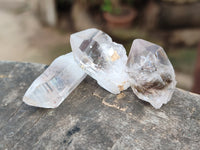 Natural Clear Single Quartz Crystals x 98 From Brandberg, Namibia