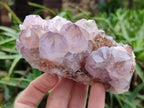 Natural Amethyst Spirit Quartz Clusters x 3 From Boekenhouthoek, South Africa - Toprock Gemstones and Minerals 