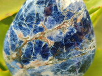 Polished Sodalite Standing Free Forms x 3 From Kunene River, Namibia
