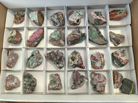 Natural Drusy Salrose Cobaltion Dolomite with Malachite, Chrysocolla, Heterogenite and Duftite specimens x 36 From Congo