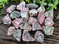 Natural Drusy Salrose Cobaltion Dolomite with Malachite, Chrysocolla, Heterogenite and Duftite specimens x 36 From Congo