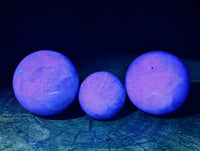 Polished Green Fluorite Spheres x 3 From Madagascar - Toprock Gemstones and Minerals 