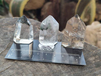 Polished Mixed Mini Inclusion Quartz Crystals x 12 From Madagascar