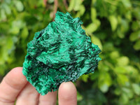 Natural Silky Malachite Specimens x 12 From Kasompe, Congo
