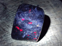 Polished Ruby Corundum In Chrome Verdite Standing Free Forms x 4 From Zimbabwe