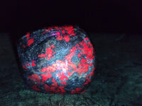 Polished Ruby Corundum In Chrome Verdite Standing Free Forms x 4 From Zimbabwe