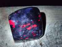 Polished Ruby Corundum In Chrome Verdite Standing Free Forms x 4 From Zimbabwe