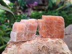 Natural Sunset Orange Rhombohedron Calcite Specimens x 35 From Spitzkop, Namibia - Toprock Gemstones and Minerals 