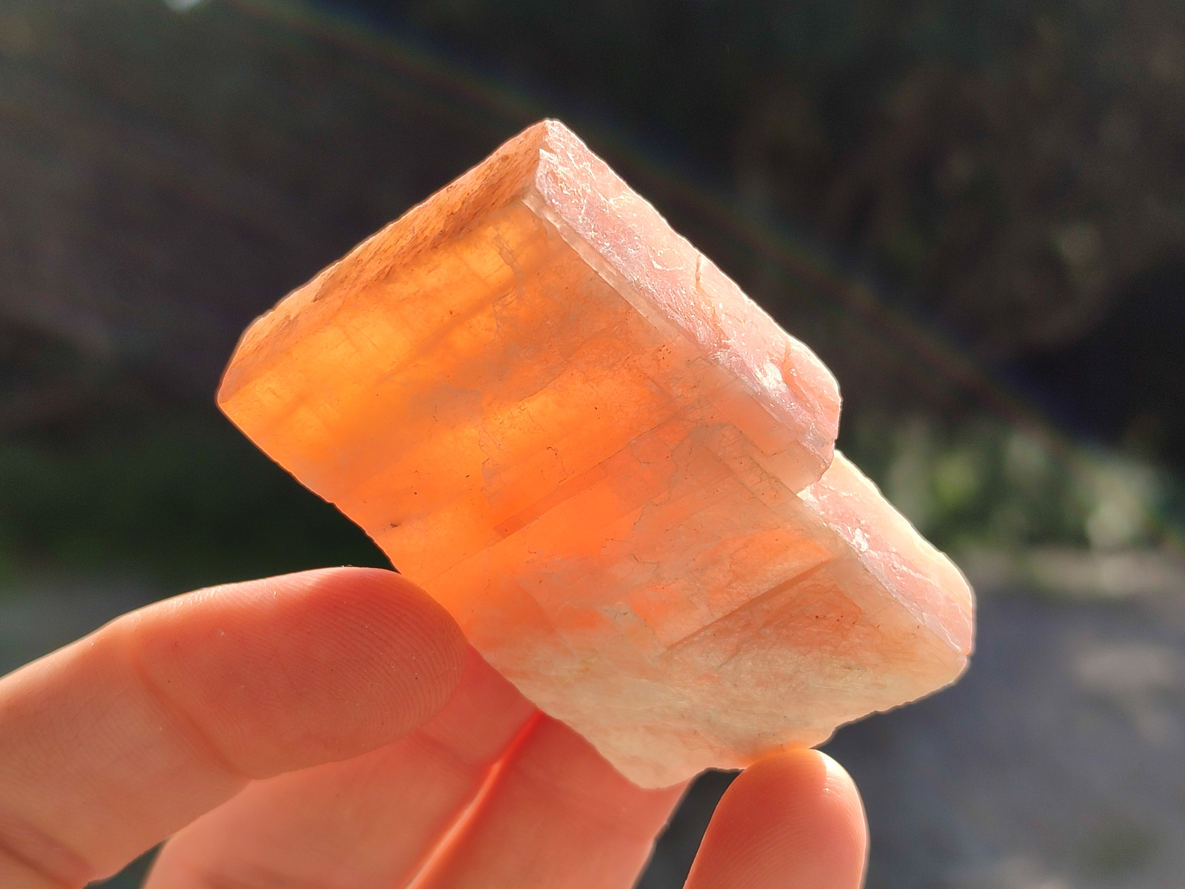 Natural Sunset Orange Rhombohedron Calcite Specimens x 35 From Spitzkop, Namibia - Toprock Gemstones and Minerals 