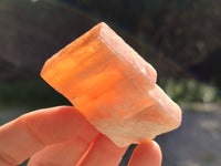 Natural Sunset Orange Rhombohedron Calcite Specimens x 35 From Spitzkop, Namibia