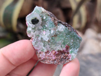 Natural Drusy Salrose Cobaltion Dolomite with Malachite, Chrysocolla and Duftite specimens x 35 From Congo