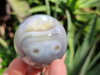 Polished Banded Agate Spheres x 12 From Madagascar - Toprock Gemstones and Minerals 