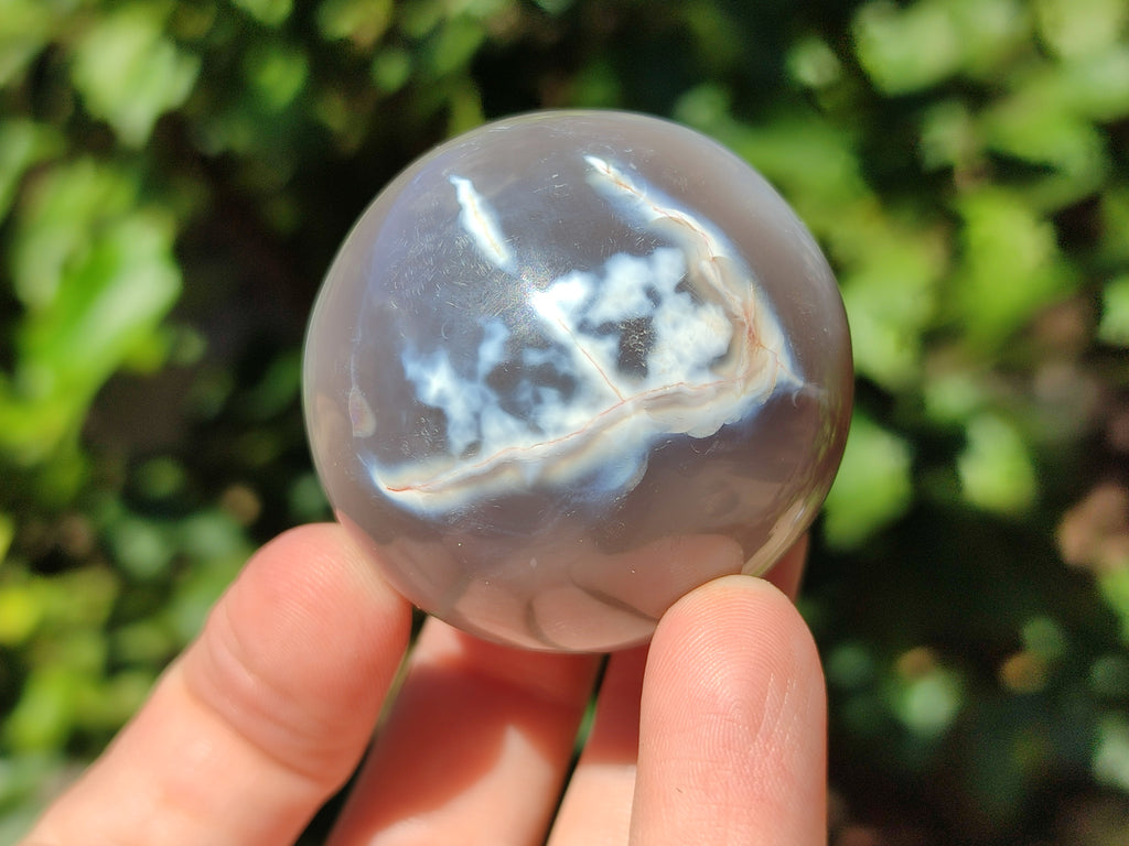 Polished Banded Agate Spheres x 12 From Madagascar - Toprock Gemstones and Minerals 