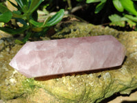 Polished Double Terminated Rose Quartz Points x 4 From Ambatondrazaka, Madagascar